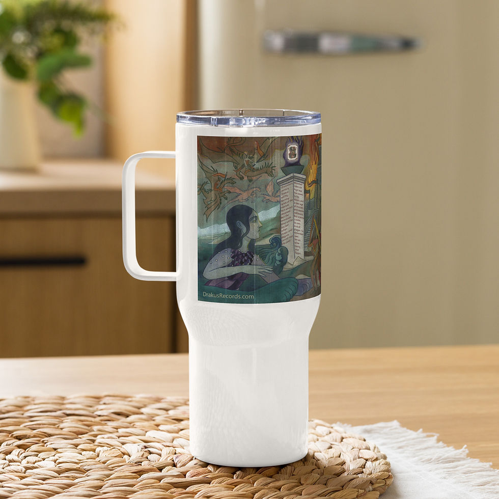 Thumbnail: Drakus Gatefold Sleeve Travel Mug