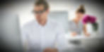 Accountant working on computer