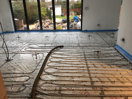 london is becoming the underfloor heating and fast drying screed spot call me now for a free qoute