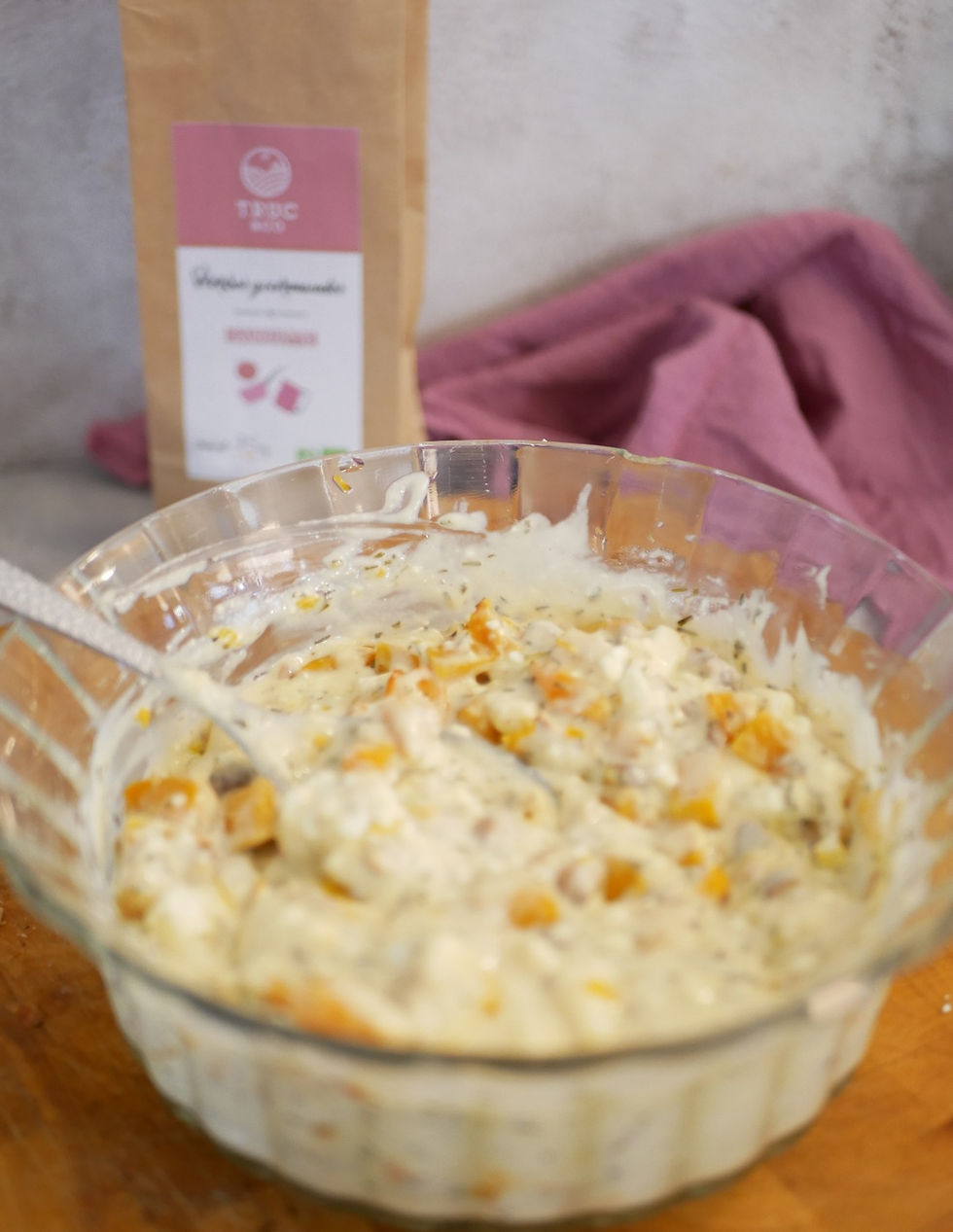 cake au butternut rôti à la sarriette et feta