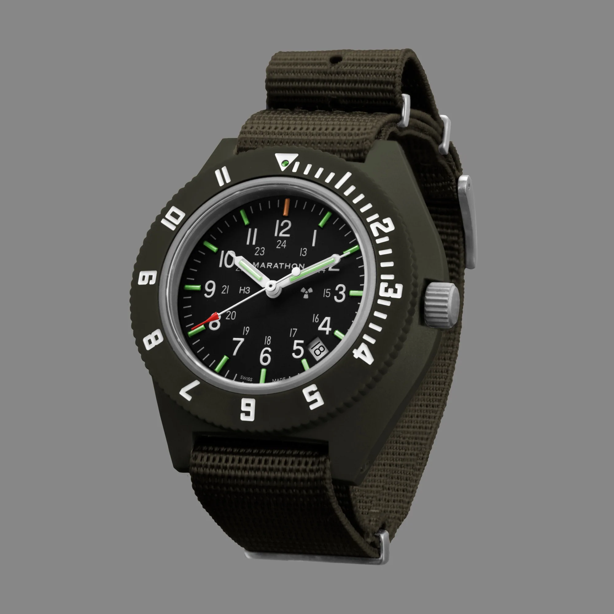 Thumbnail: Sage Green Pilot's Navigator with Date - 41mm