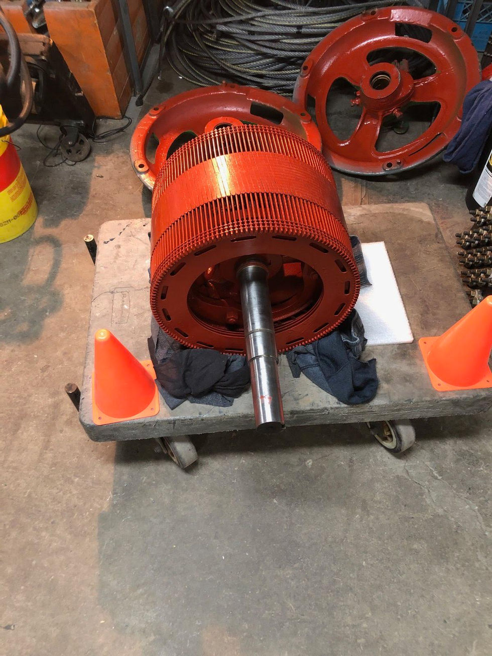 Rotor et flasque
