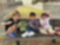 Students on bench