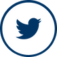 The Twitter bird logo inside a navy circle.