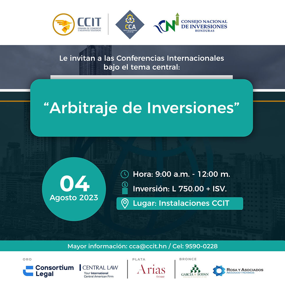 Conferencias Internacionales: Arbitraje de Inversiones