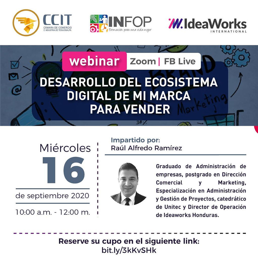 Desarrollo del ecosistema digital de mi marca para vender
