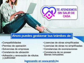 Gestión de trámites en línea AMDC