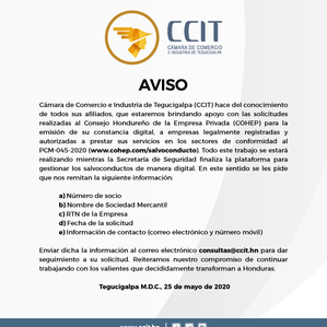 Apoyo a COHEP para emisión de constancias digitales