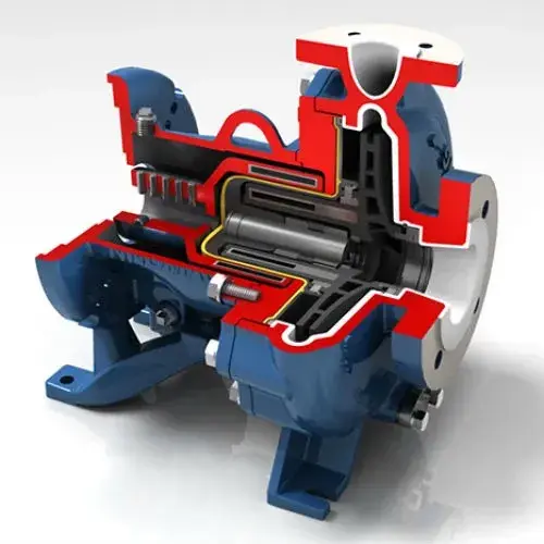 INNOMAG® TB-MAG Fluoropolymer-Lined, Magnetic Drive ISO/ASME (ANSI) Chemical Pro