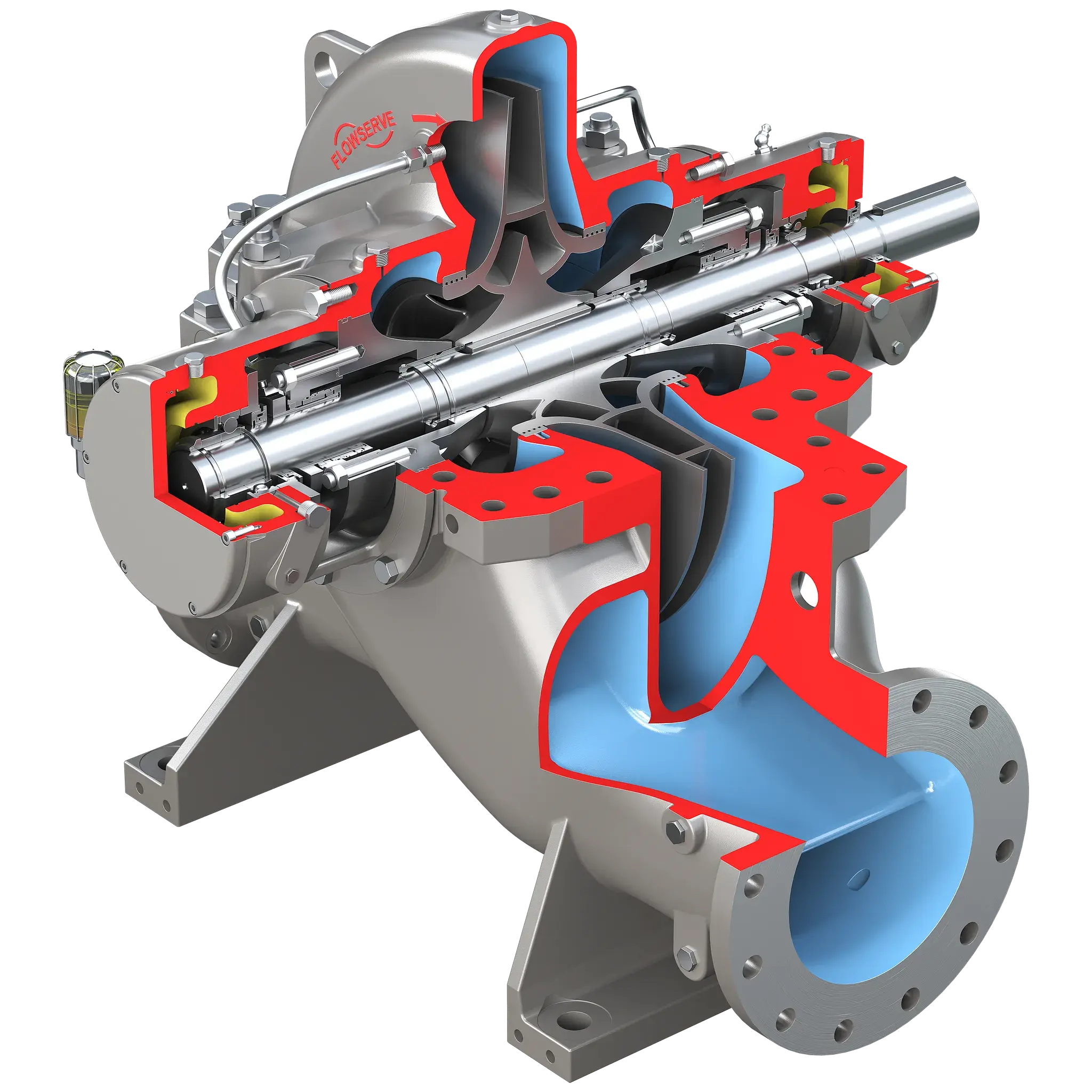 Worthington® LNN Between Bearings Pump - Axially Split, Single Case