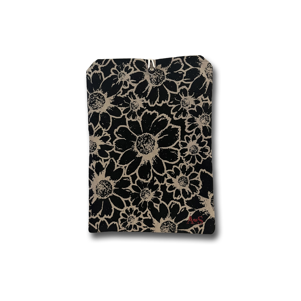 Vintage Flowers Book Sleeve