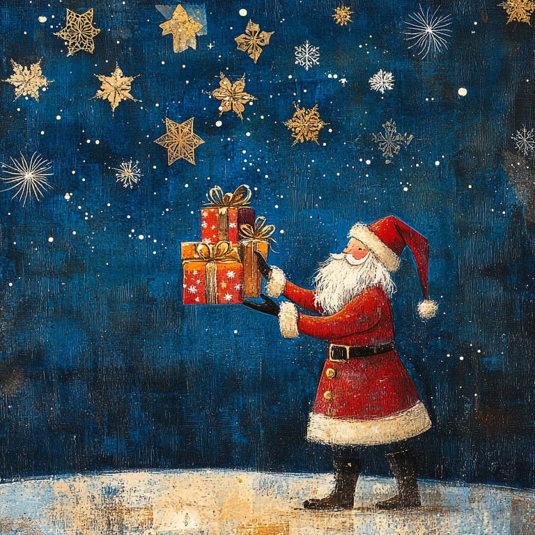 25018 Santa and Stars