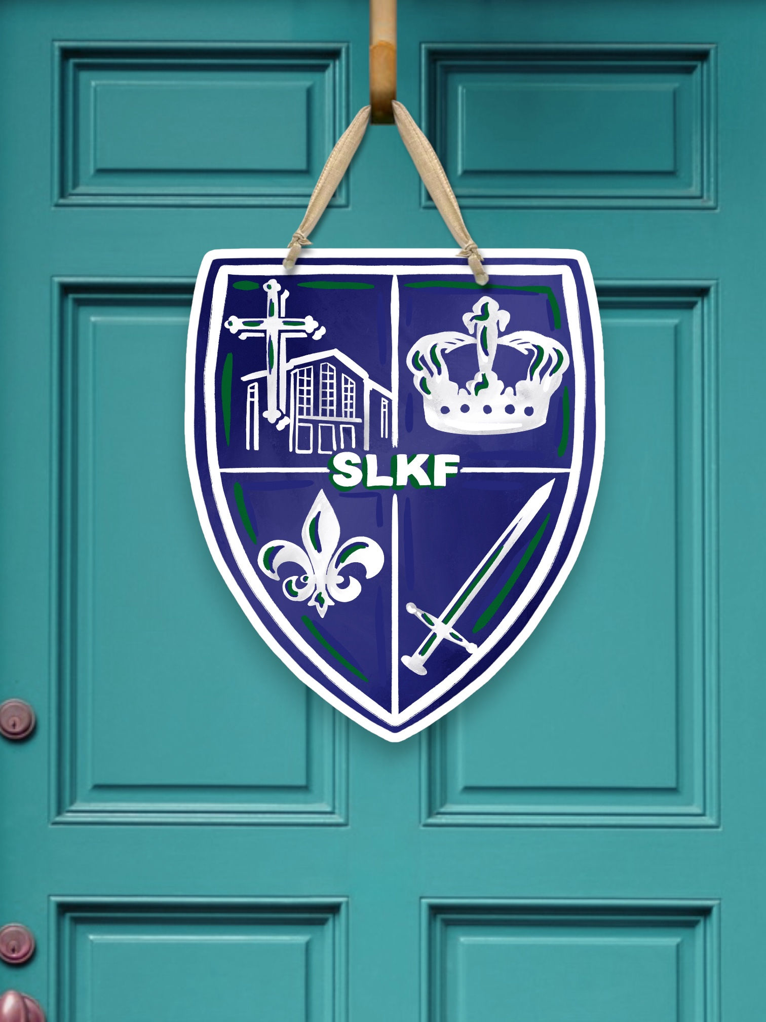 St. Louis King of Francel Door Hanger