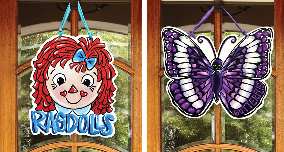 Thumbnail: High School Door Hangers