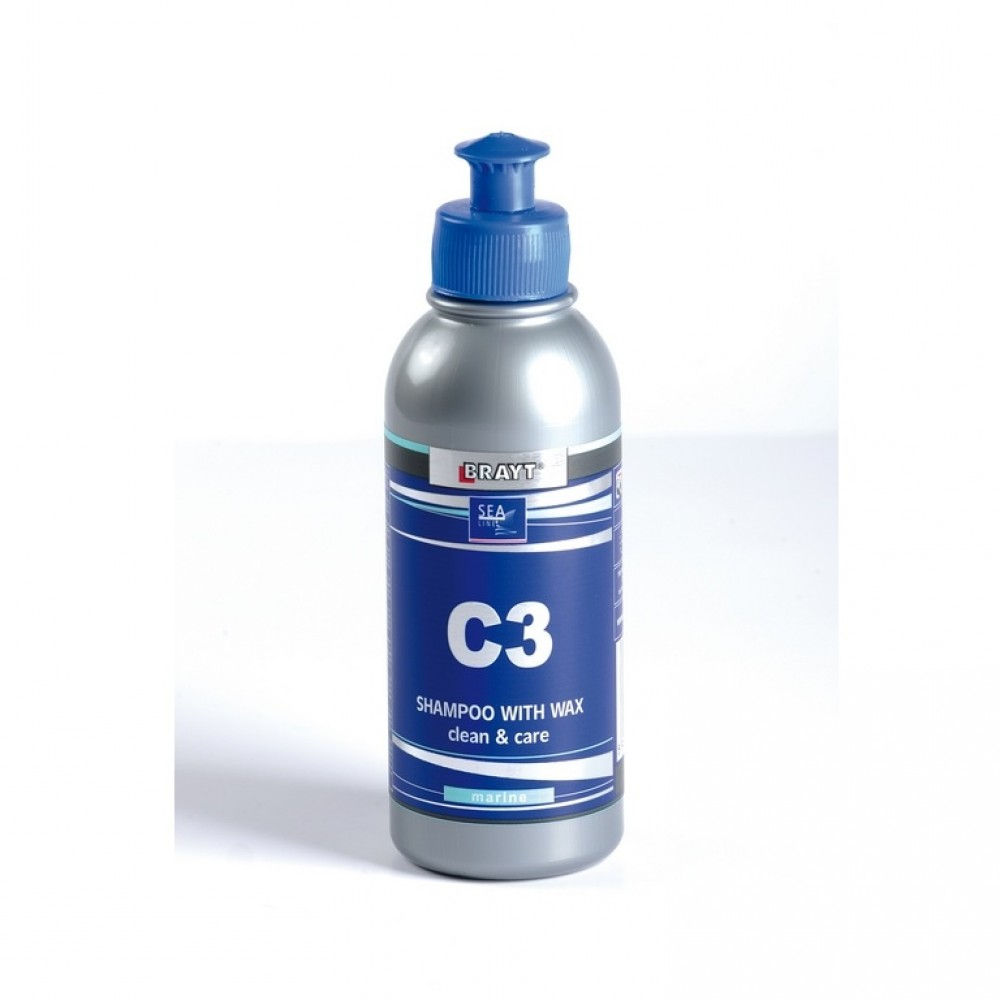 SEA-LINE C3 - PLAUK IR VAŠKUOK 250 ML - SHAMPOO WITH WAX