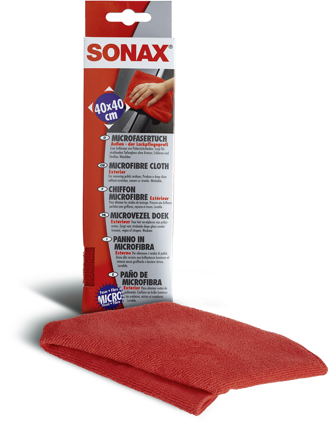 SONAX Mikropluošto šluostė automobilio išorės priežiūrai