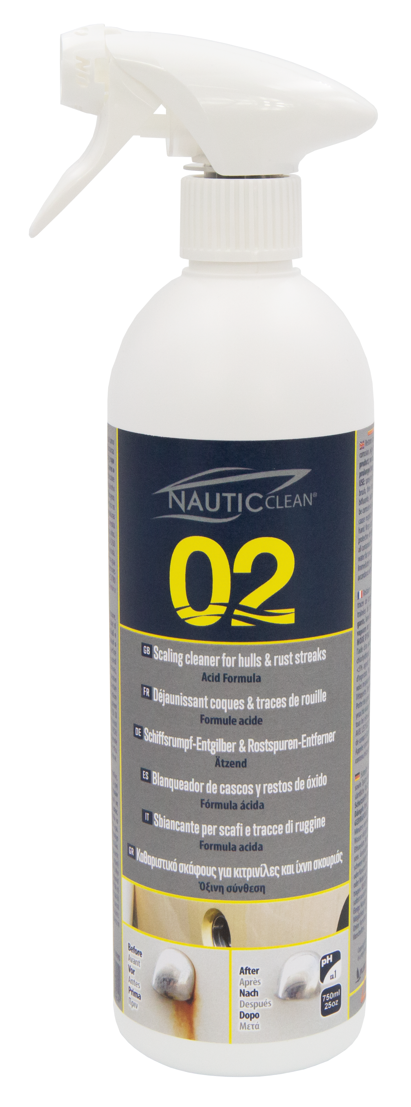 02 SCALING CLEANER 750 ml