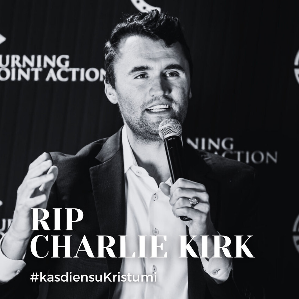 Charlie Kirk (1993-2025) organizacijos "Turning Point USA" įkūrėjas