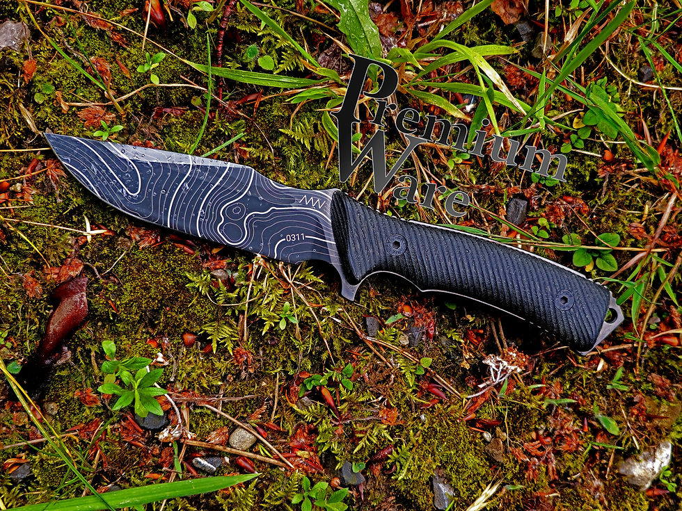 Miniaturbild: ANV | M311 Spelter | Topografic | ELMAX | Griff Schwarz | Kydex Schwarz