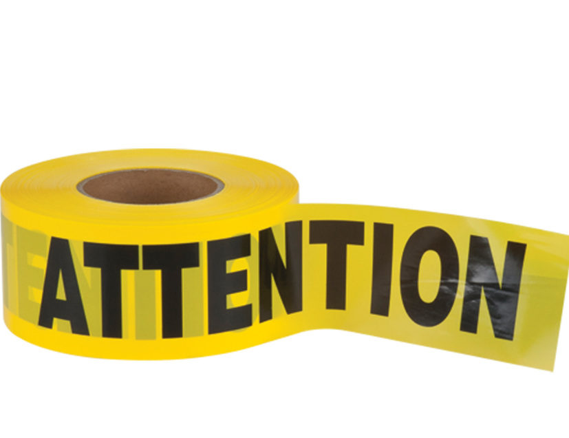 Ruban de signalisation (Attention)