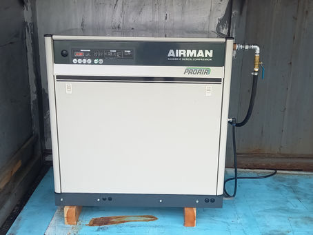 AIRMAN製コンプレッサ新設