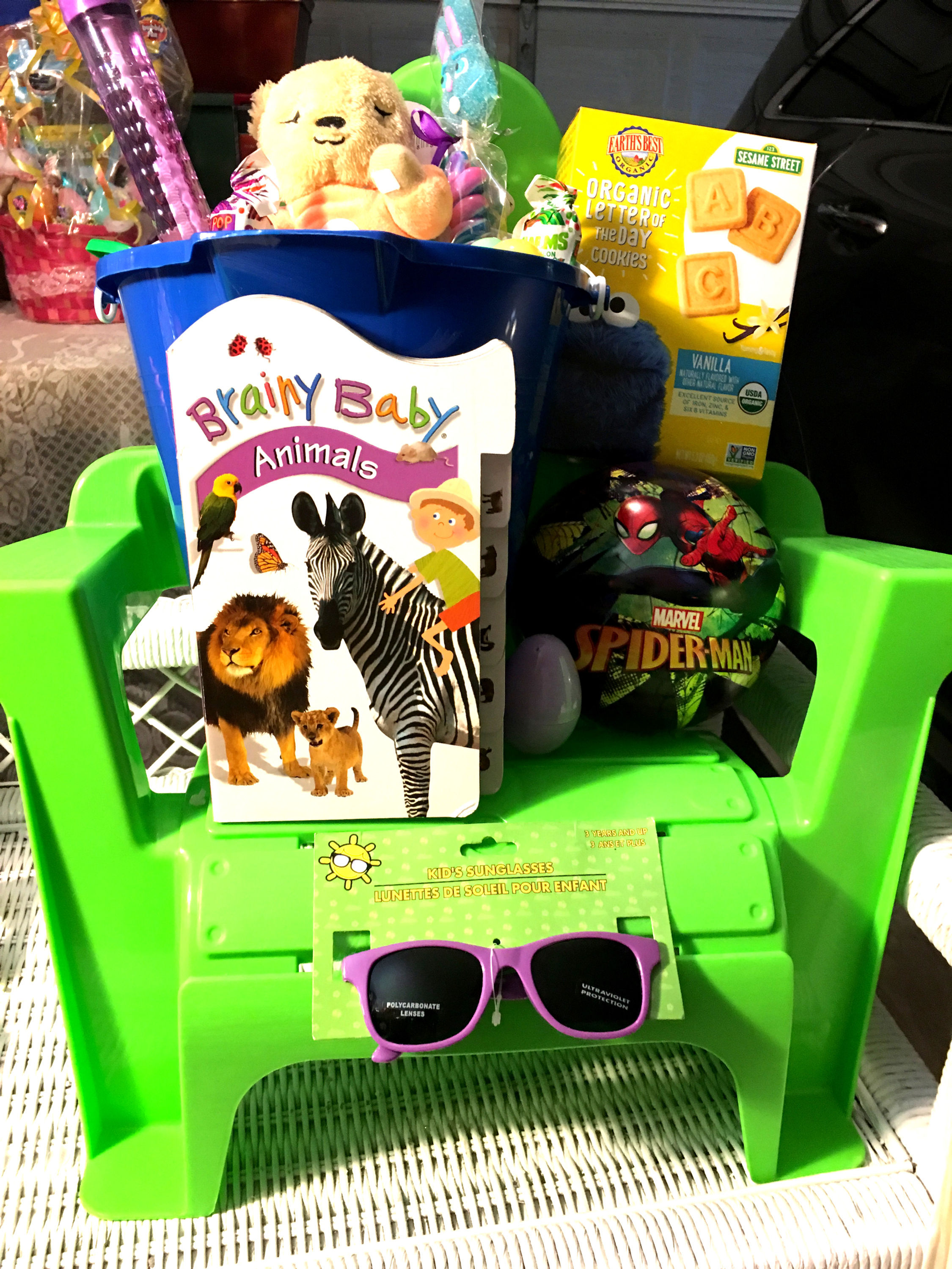 Boys Easter Basket with Chair