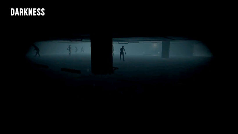 in game screenshot of the player's vision getting darker