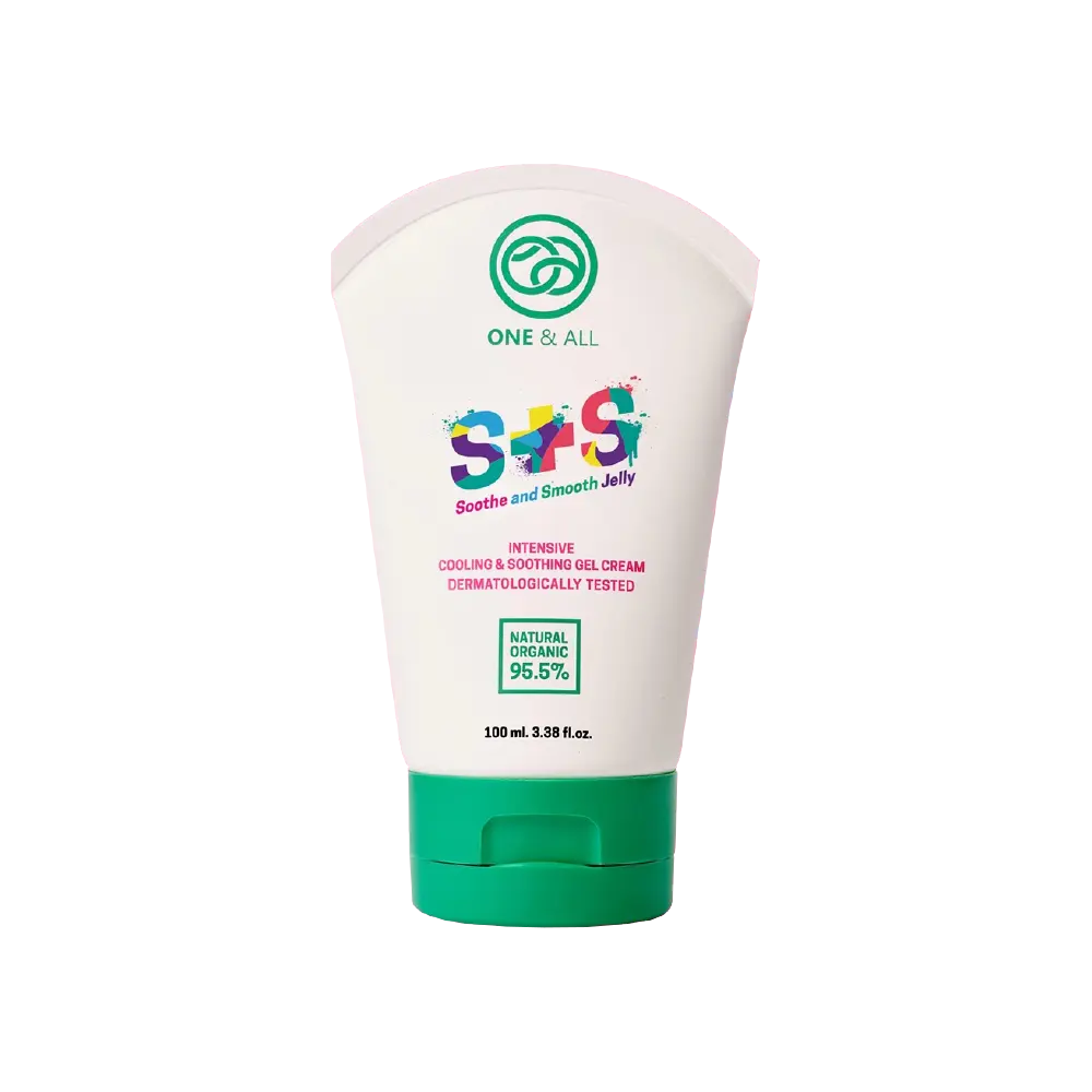 S+S 100ML 深層舒緩降溫蘆薈修復乳霜 面部 + 身體