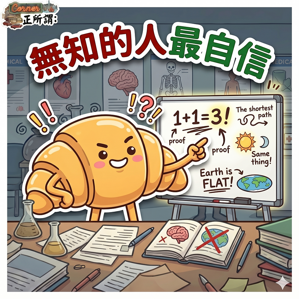 正所謂:「📢無知的人最自信!」
