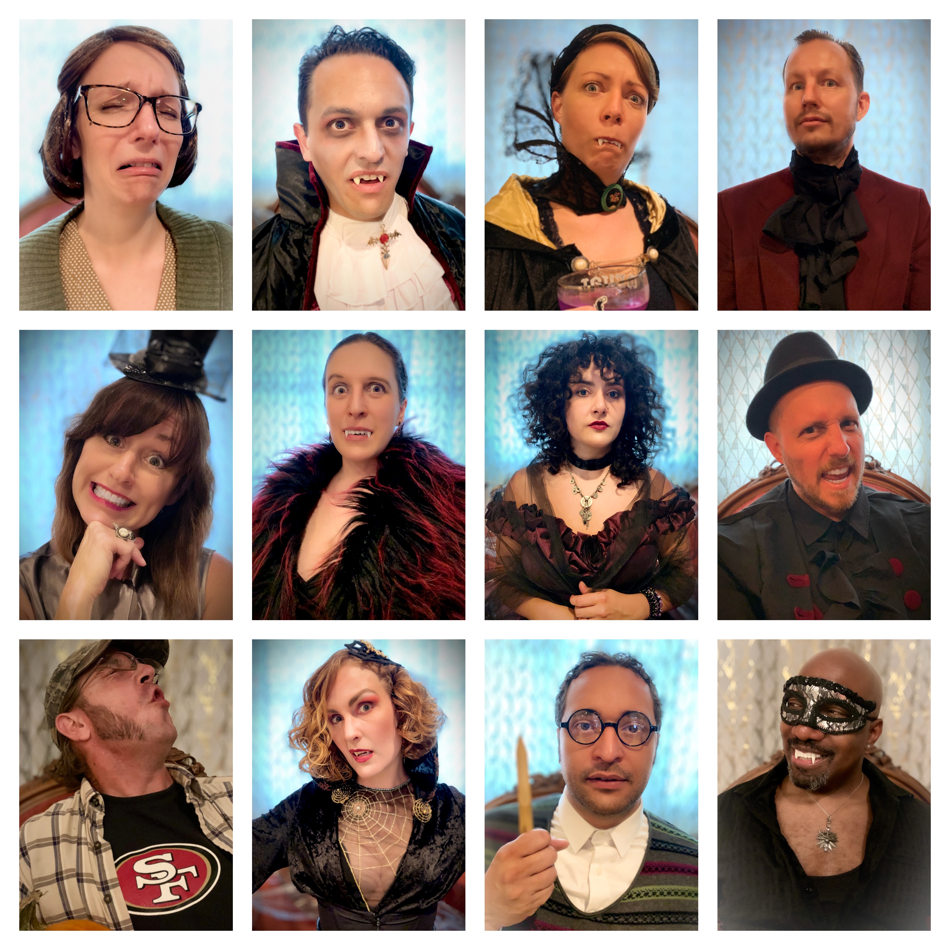 a vampire collage