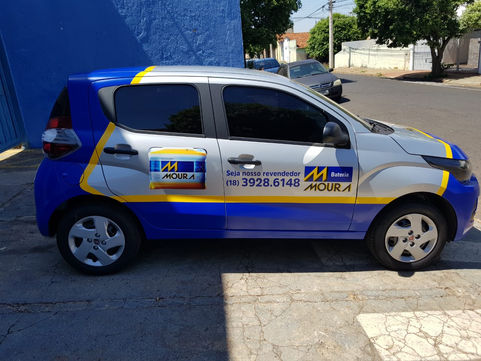 Personalização de Veículo Carro - Baterias Moura 