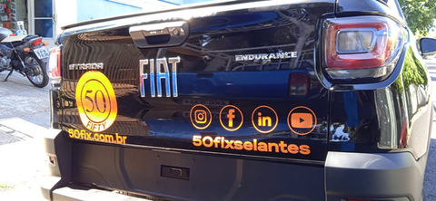 Personalização de Veículo Caminhonete - 50 Fix