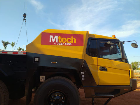 Personalização de Veículo Guindaste - Mtech 