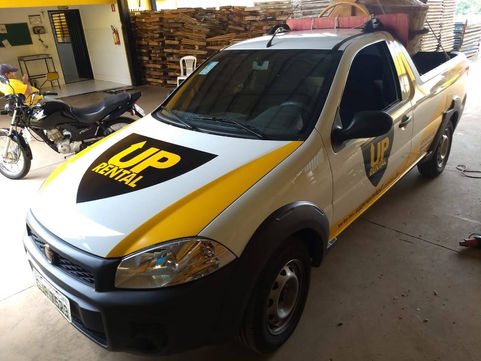 Personalização de Veículo Caminhonete - Up Rental 