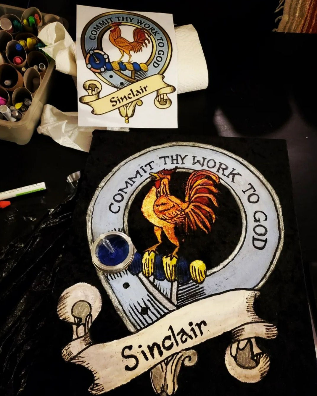 Family Crest Painting (Custom) Small