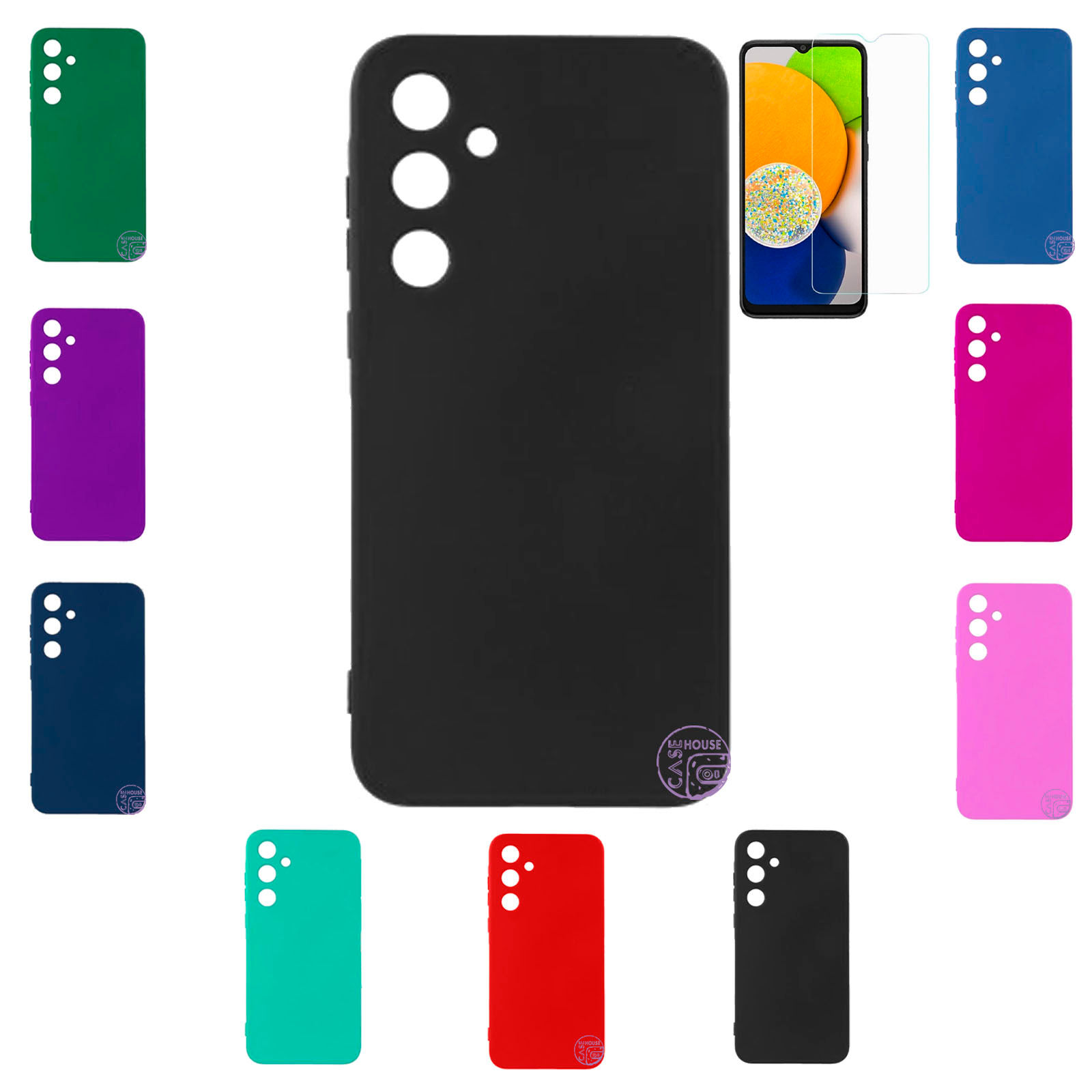 Funda Samsung Galaxy A55 Mas Vidrio