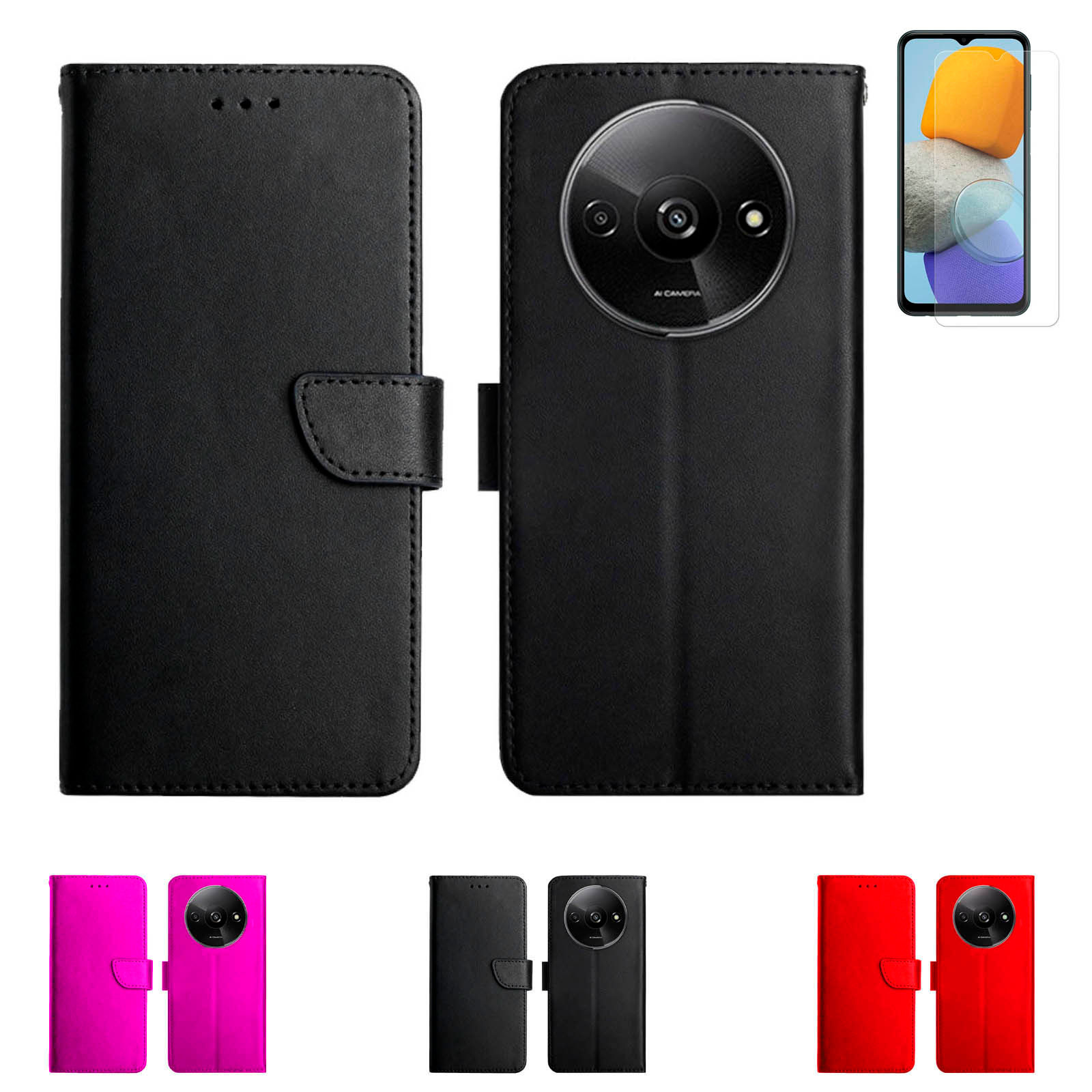 Funda Librtito Xiaomi Redmi A3 Mas Vidrio Templado