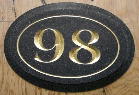 Corian Carved w Gold Leaf Address Plaque 1 tn.jpg