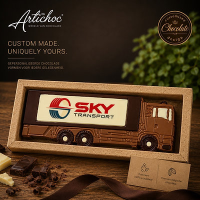 Chocolade Vrachtauto bakwagen
