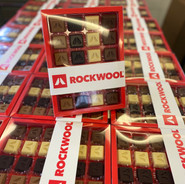 Rockwool logo chocolaatjes