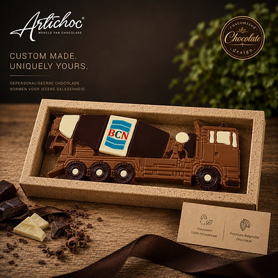Chocolade Vrachtauto betonmixer
