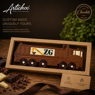 Chocolade Vrachtauto kipper