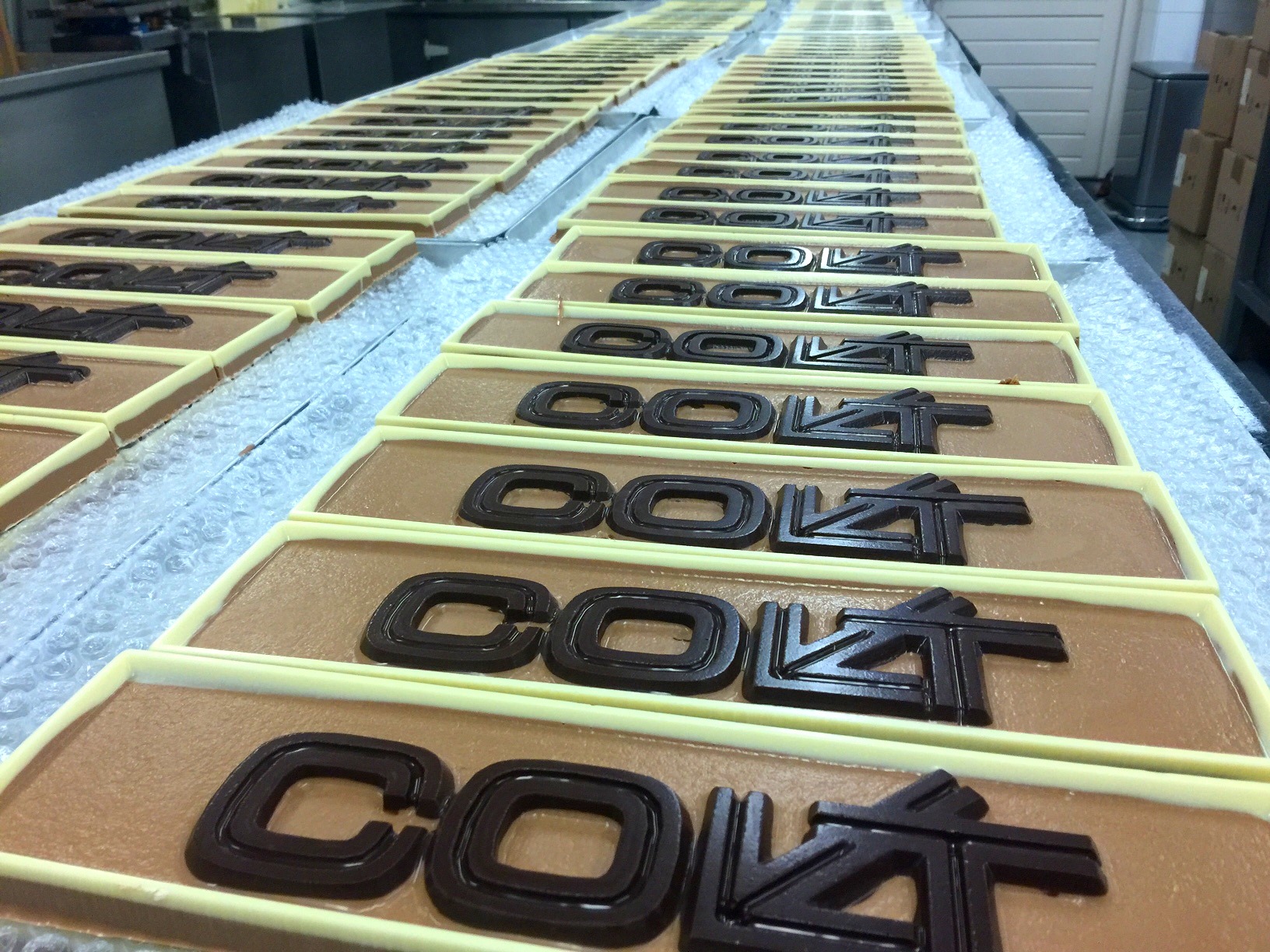 Colt chocolade logo tablet