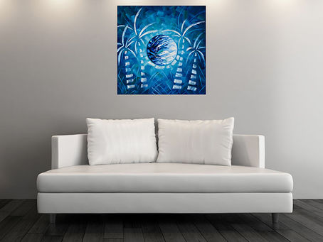 Emerge in the Famous Miami Artist Paintings of Laelanie Larach for Sale
