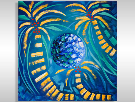 Affordable Beach Art in Florida by Miami-based Artist Laelanie Larach at Laelanie Art Gallery