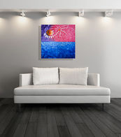 contemporary art in Naples Florida created by Miami artist Laelanie Larach at Laelanie Art Gallery