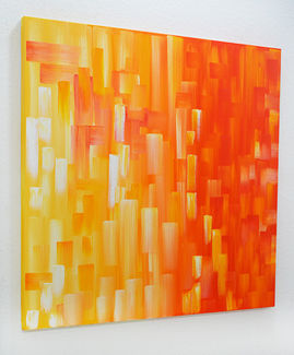 Bright and Intense Contemporary Paintings in Miami Beach Florida created by Laelanie Larach at Laelanie Art Gallery