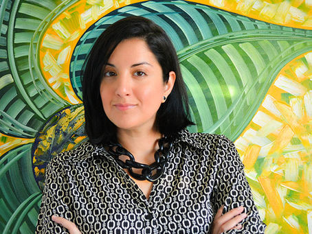 Meet Miami Based Artist Laelanie Larach and Abstract Paintings in Miami Florida