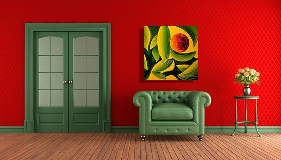 Florida Iconic Colorful Contemporary Abstract Art created by Miami Based Artist Laelanie Larach at Laelanie Art Gallery in Style