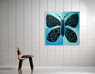 arte colorido moderno al oleo en Miami Florida